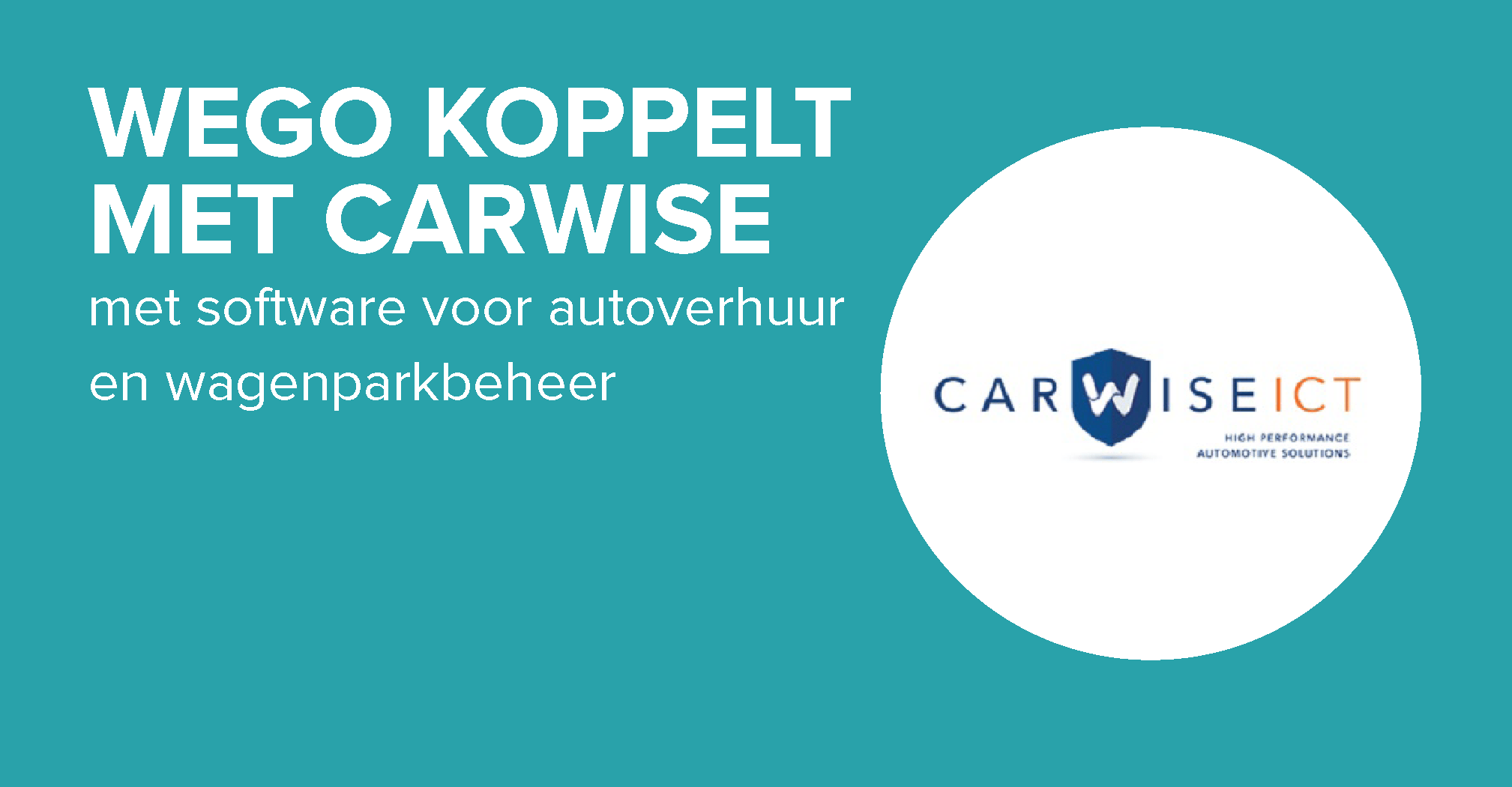 CarWise koppelt verhuurauto's aan autodeelplatform WeGo | WeGo Carsharing