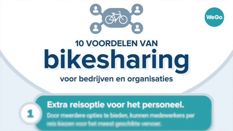 Infographic 10 voordelen van corporate bikesharing