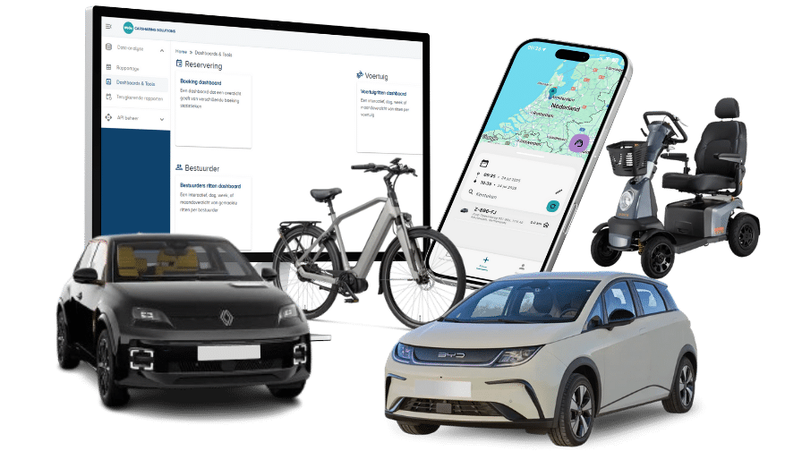 wego platform met voertuigen deelvoertuigen met wego platform