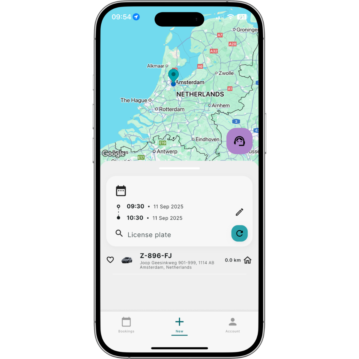 homescreen wego app zu start
